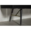 Venture Design Sandelės vienetas, auksinis, 160x80 cm, juodas