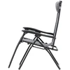 Venture Design Saulės gultas Vulcano 44x50x42,5 cm Pilkas plienas