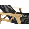 Venture Design Saulės lova, "Little John", 73x200 cm, juoda
