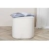 Venture Design Sėdimoji Pufa, Piff Pouf, 41x44 cm, Balta