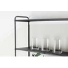 Venture Design Sieninis lentynas, Lyon, 122x63 cm, Juodas