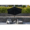 Venture Design Skėtis, Leeds, 3m, Juoda