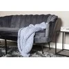 Venture Design Sofa, Calais 3-vietės, 180x78 cm, Tamsiai pilka