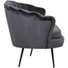 Venture Design Sofa, Calais 3-vietės, 180x78 cm, Tamsiai pilka