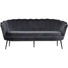 Venture Design Sofa, Calais 3-vietės, 180x78 cm, Tamsiai pilka