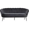 Venture Design Sofa, Calais 3-vietės, 180x78 cm, Tamsiai pilka