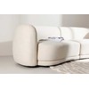 Venture Design Sofa, Cielo 3-vietės, 91x268x80 cm, kreminė