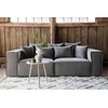 Venture Design Sofa, Gillholmen, 232x116 cm, Pilka