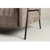 Sofa, Indigo 2 vietų, 77x165x85 cm, ruda spalva