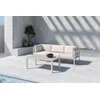 Venture Design Sofa komplektas Copacabana su stalu, smėlio spalvos