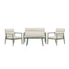 Venture Design Sofa komplektas Mazzaro žalia smėlio spalvos plienas