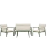 Venture Design Sofa komplektas Mazzaro žalia smėlio spalvos plienas
