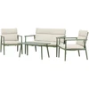 Venture Design Sofa komplektas Mazzaro žalia smėlio spalvos plienas