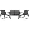 Venture Design Sofa komplektas Scopello juodas plienas