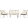 Venture Design Sofa komplektas Tina smėlio spalvos