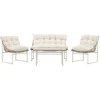 Venture Design Sofa komplektas Tina smėlio spalvos
