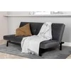 Venture Design Sofa-lova, Bodil, 180x55 cm, Tamsiai pilka