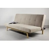 Venture Design Sofa-lova Bodil, smėlio spalvos linas, plieno rėmas