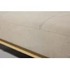 Venture Design Sofa-lova Bodil, smėlio spalvos linas, plieno rėmas