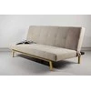 Venture Design Sofa-lova Bodil, smėlio spalvos linas, plieno rėmas