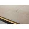 Venture Design Sofa-lova Bodil, smėlio spalvos linas, plieno rėmas