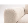 Venture Design sofa-lova Teo, kairiąja gulimąja dalimi, smėlio spalvos