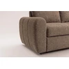 Venture Design sofa-lova Teo, kairiąja gulimąja dalimi, ruda