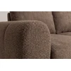 Venture Design sofa-lova Teo, kairiąja gulimąja dalimi, ruda