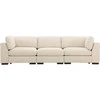 Venture Design Sofa Salerno 227x67 cm Smėlio spalvos poliesteris