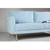 Venture Design Sofa, Sky 3-vietės, 198x68 cm, Mėlyna