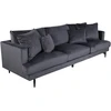 Venture Design Sofa, Sofia, 255x56 cm, Tamsiai pilka