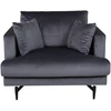 Venture Design Sofa, Sofia viengulė, 92x82x104 cm, Tamsiai pilka