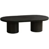Venture Design Sofa staliukas Narvik 32x120x60 cm Juodas MDF