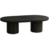 Venture Design Sofa staliukas Narvik 32x120x60 cm Juodas MDF