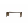 Venture Design Sofa staliukas Telemark 120x60x41 cm Rudas Stiklas