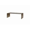 Venture Design Sofa staliukas Telemark 120x60x41 cm Rudas Stiklas