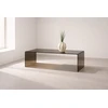 Venture Design Sofa staliukas Telemark 120x60x41 cm Rudas Stiklas
