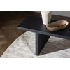 Venture Design Valgomasis stalas, Kopenhaga, ⌀140 cm, Juodas, Kėdė, Limhamn, 54x76 cm, Pilka