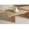 Venture Design Sofa staliukas Yakunik 120x38 cm, gummedis, natūralus MDF