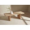Venture Design Sofa staliukas Yakunik 120x38 cm, gummedis, natūralus MDF