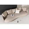 Sofa, Stellar, 113x275x58 cm, kreminė
