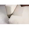 Venture Design Sofa su chaise longue Mavi 105x142 cm smėlio spalvos linas