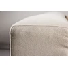 Venture Design Sofa su chaise longue Mavi 105x142 cm smėlio spalvos linas