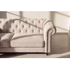 Venture Design Sofa Velvet, 3 vietų, bėžinė/juoda, poliesterinis aksomas