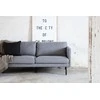 Venture Design Sofa, Zoom 3-vietės, 262x54x80 cm, Pilka