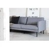 Venture Design Sofa, Zoom 3-vietės, 262x54x80 cm, Pilka