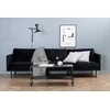 Venture Design Sofa, Zoom 3 vietų, 262x54x80 cm, Juoda