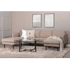Venture Design Sofa, Zoom U-sofa, 260x154 cm, Bežinis