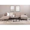 Venture Design Sofa, Zoom U-sofa, 260x154 cm, Bežinis