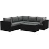 Venture Design Sofos grupė, „Amazon Modulsofa“, 237x237 cm, juoda